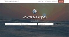 Desktop Screenshot of montereybayjobs.com