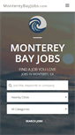 Mobile Screenshot of montereybayjobs.com